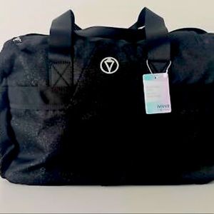 Lululemon black sparkle duffle bag (no longer sold)
